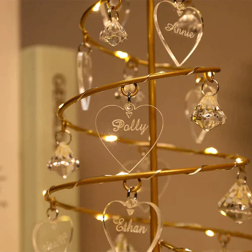 Árvore de Natal Personalizada com nomes - PROMOÇÃO FAMÍLIA + FRETE GRÁTIS