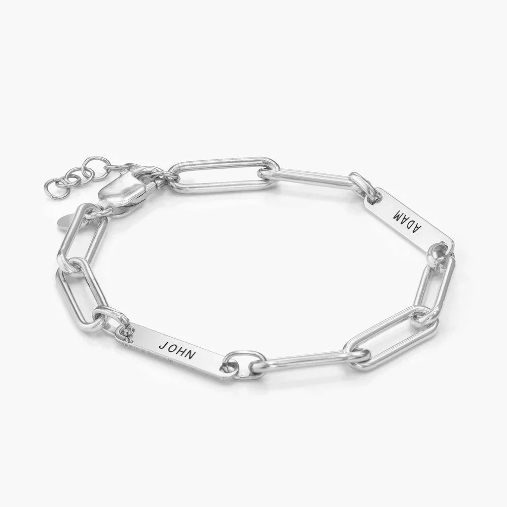Bracelete Personalizável Meus Amores - Grave Nomes de Pessoas Amadas - Oferta Especial + Frete Grátis