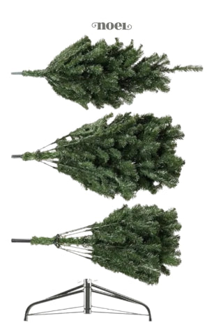 Árvore Natal Verde Montreal Luxo 1,80m C/ 628 Galhos Premium - 70cm Diam.