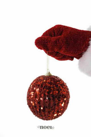 Kit Árvore Faça Você Mesmo Rústica Linho Berries Vermelho/Nude - 1,50m a 1,80m