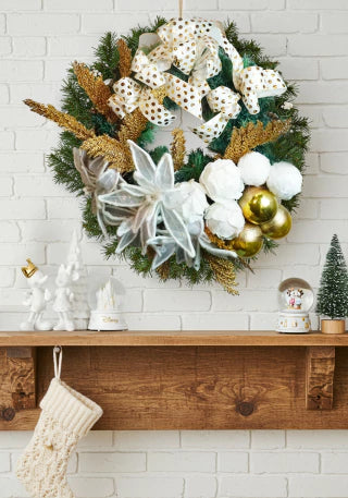 Kit Guirlanda Faça Você Mesmo Disney Branco/Dourado - 60cm