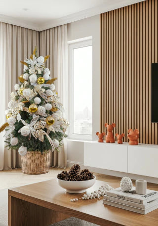 Kit Para Árvore Faça Você Mesmo Disney Branco/Dourado