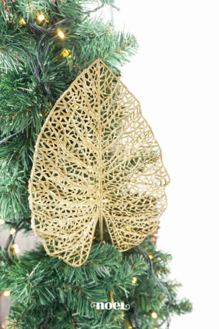 Galho natalino dourado - 52cm c/1