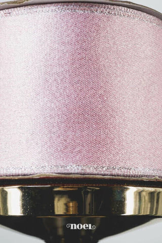 Fita aramada cetim rosa - 6,3cmx9,14m c/1