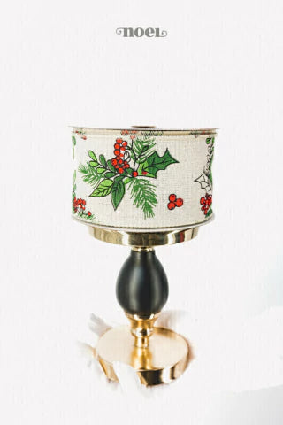 Kit Árvore Faça Você Mesmo Rústica Linho Berries Vermelho/Nude - 1,50m a 1,80m