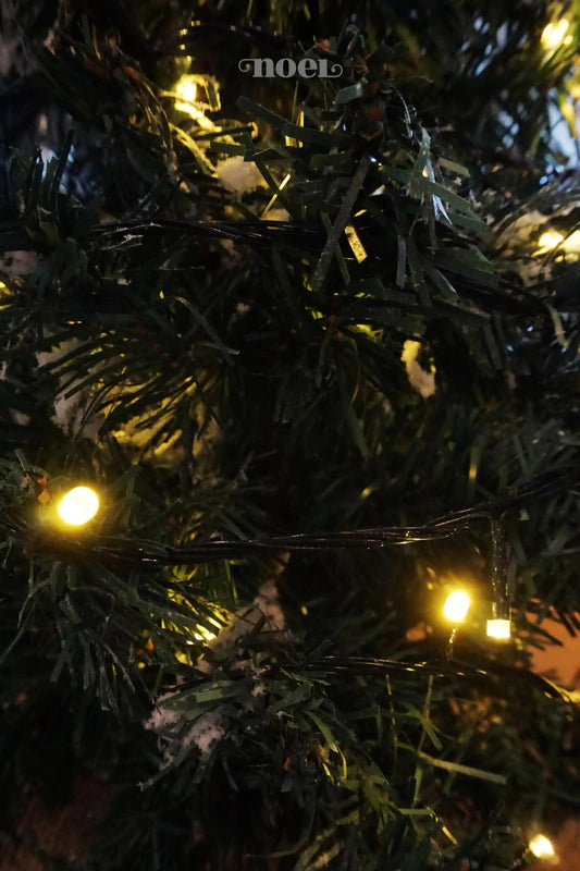 Cordão Natal 300 Leds - Branco Quente - 127v - 30Metros - Uso Interno