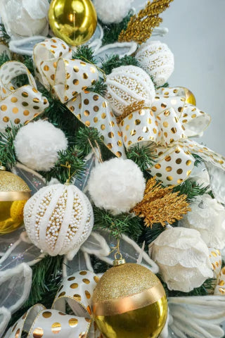 Kit Para Árvore Faça Você Mesmo Disney Branco/Dourado