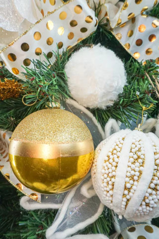 Kit Para Árvore Faça Você Mesmo Disney Branco/Dourado