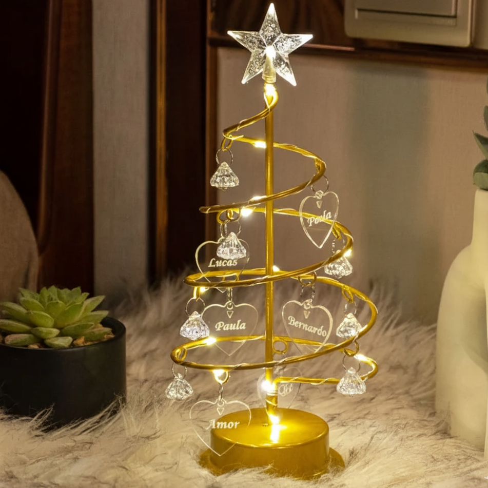 Árvore de Natal Minha Família Eternizada Personalizável -  50% OFF + Frete Grátis Hoje!!