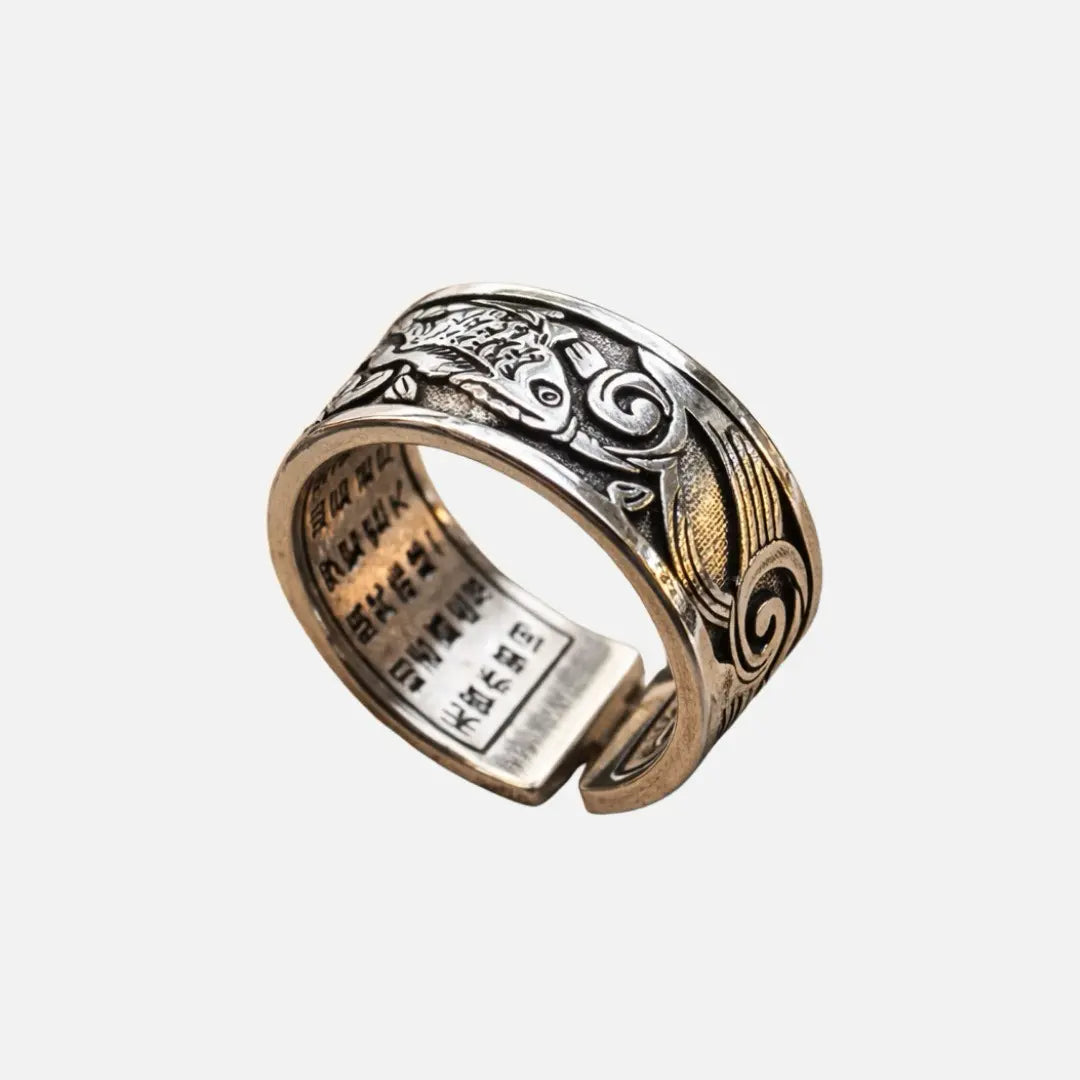 Anel Sutra do Coração em Koi