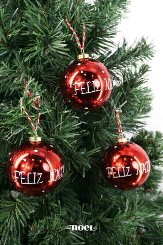 Kit Árvore Faça Você Mesmo Minnie/Disney Vermelho/Branco - 1,50m a 1,80m