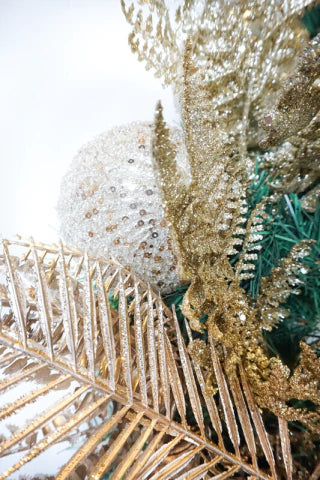 Guirlanda Decorada Champanhe - 66cm