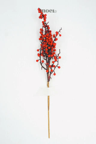 Galho natalino berry vermelho - 58cm c/1