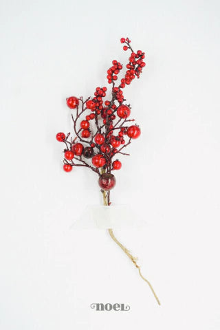 Galho natalino berry vermelho - 50cm c/1