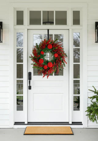 Kit Guirlanda Faça Você Mesmo Berries Vermelho - 60cm