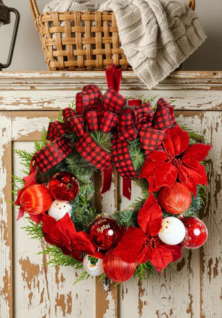 Kit Guirlanda Faça Você Mesmo Clássica Vermelha - 60cm