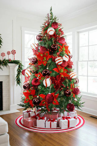 Kit Árvore Faça Você Mesmo Wonka Fábrica de Chocolate - Vermelho/Roxo - 1,50m a 1,80m