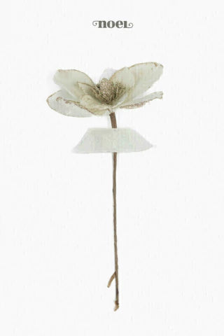 Kit Árvore Faça Você Mesmo Alce Branco/Nude/Marrom - 1,50m a 1,80m